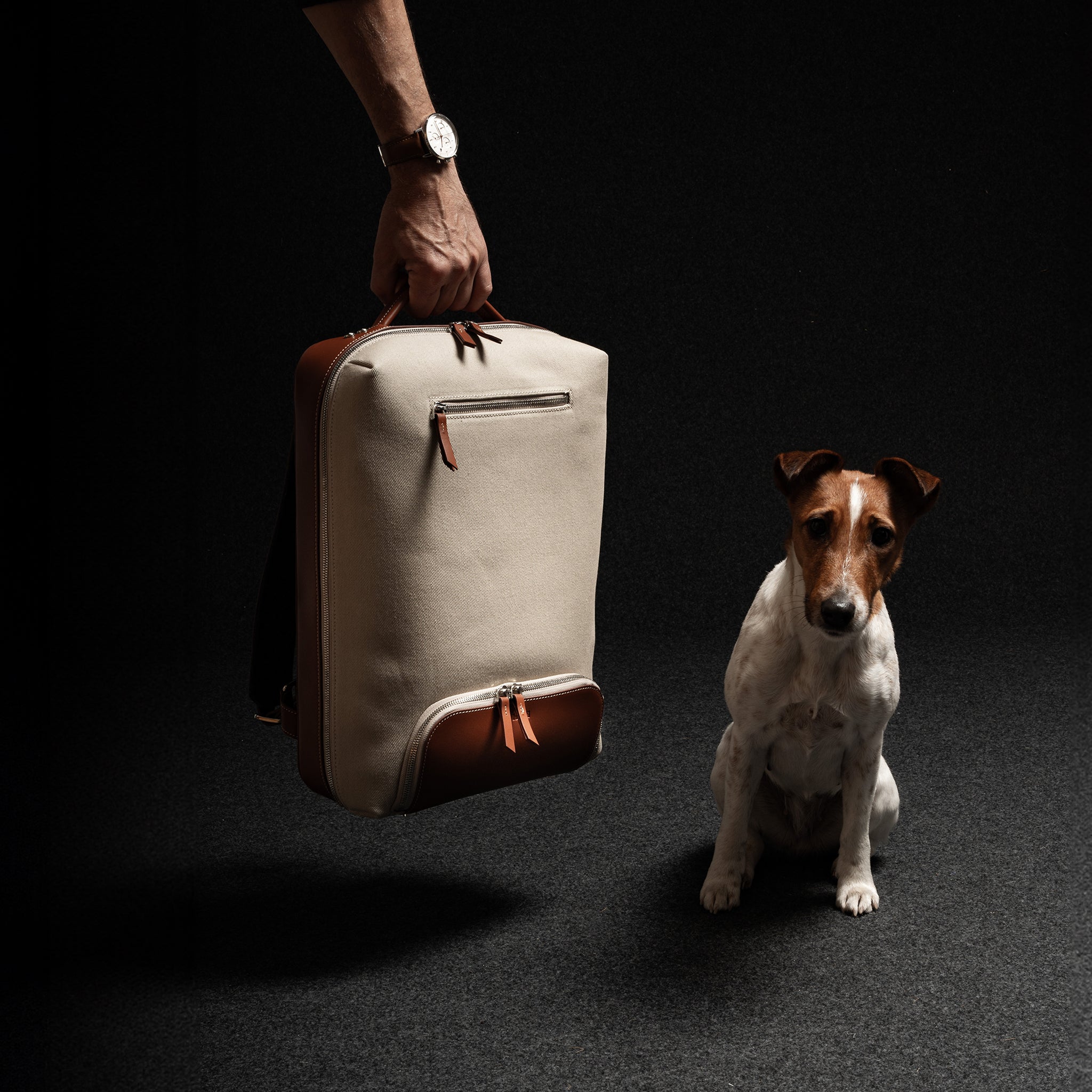 Découvrez ce sac à dos en toile et cuir, parfait pour un usage quotidien. Son design moderne et épuré met en avant la qualité artisanale des matériaux utilisés. Avec des finitions soignées et des poches bien pensées, ce sac à dos offre à la fois style et commodité pour toutes vos activités