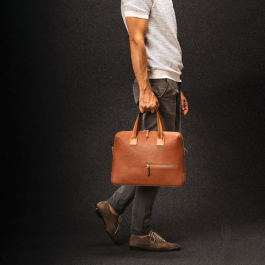 Italian Leather Briefcase for Men in Saffiano Leather Best 